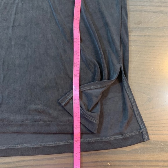 Y2K Glam‎ Cowl Neck Top M Black Rhinestones Vintage Stretch USA KLG & Co Travel - Picture 11 of 14